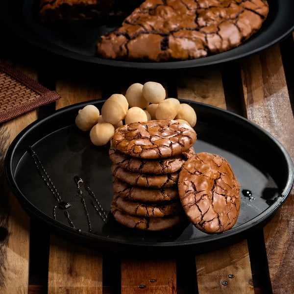 Macadamia brookies