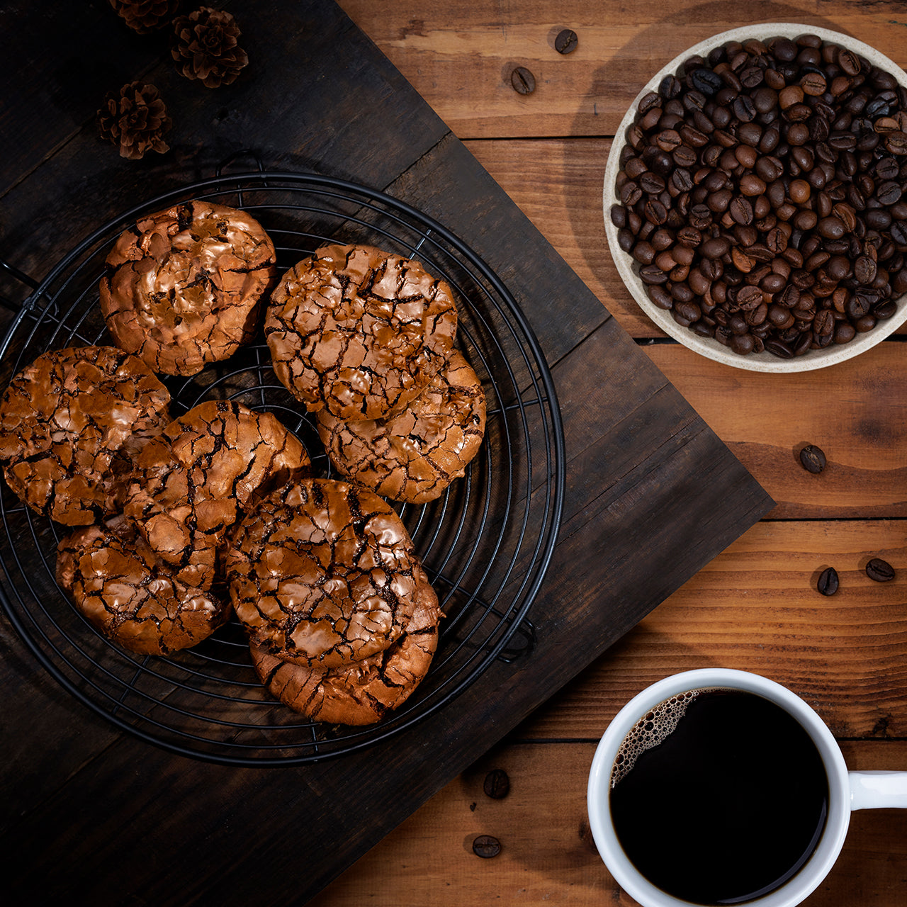 Coffee arabica brookies