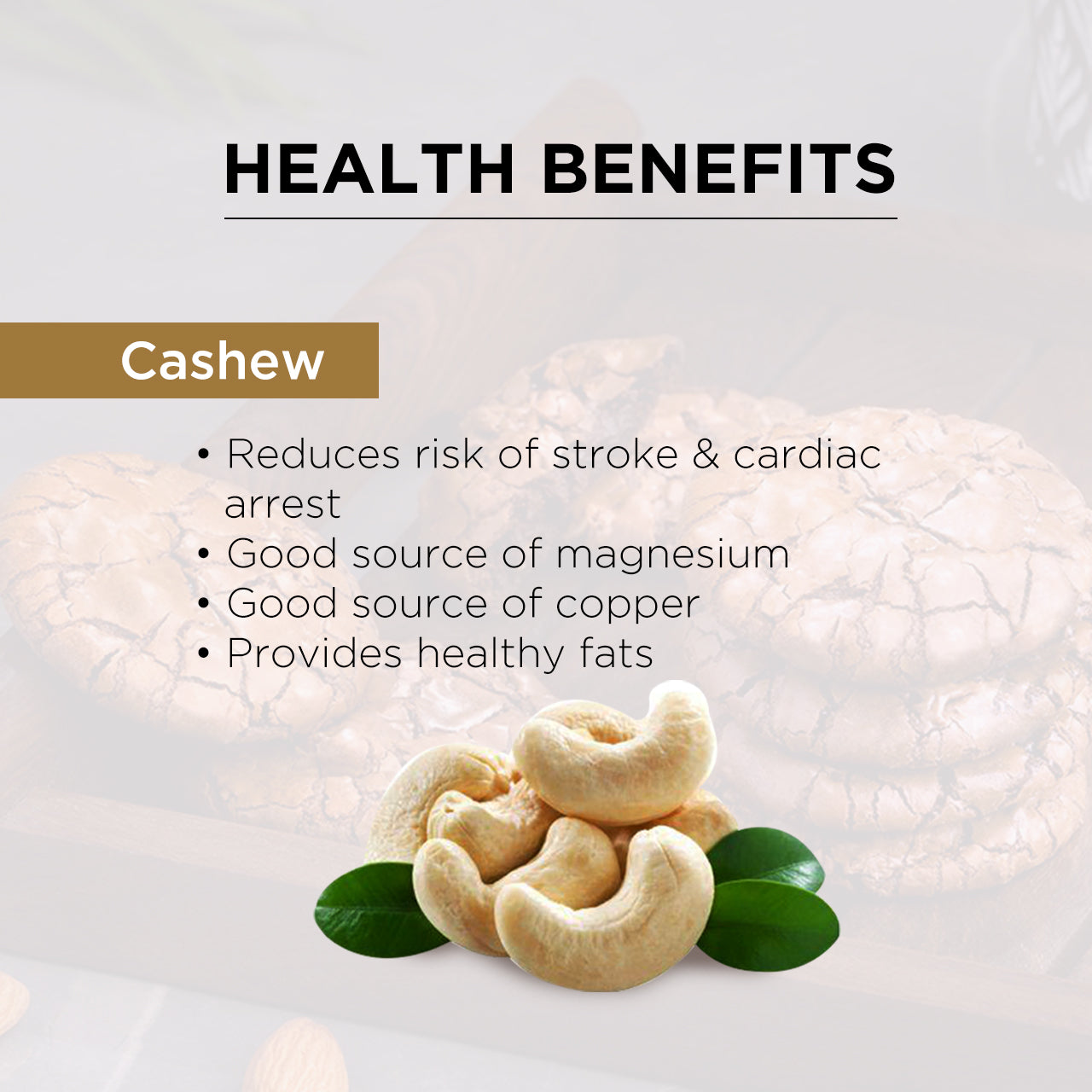 Cashew brookies