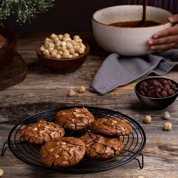 Hazelnut brookies